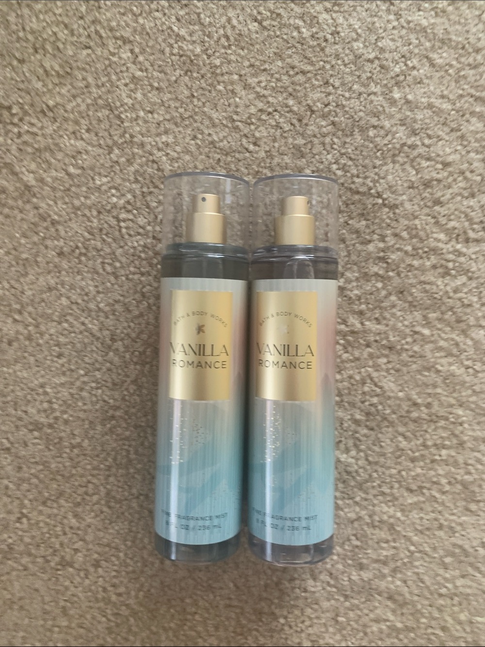Bath & Body Works Vanilla Romance Fine Fragrance Mist - Blue Gradient